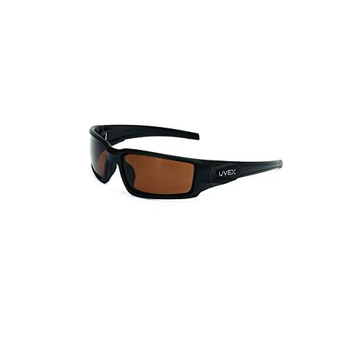 Uvex by Honeywell Hypershock Safety Glasses, Black Fame with Espre...