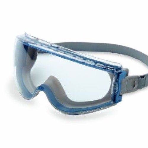 Uvex Stealth Safety Goggles with Clear Uvextreme Anti-Fog Lens, Te...