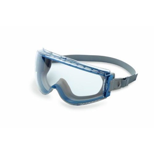 Uvex Stealth Safety Goggles with Clear Uvextreme Anti-Fog Lens, Te...