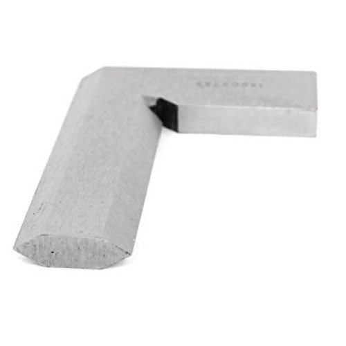 63mmx40mm Metal 90 Degree Angle Metric Try Square Ruler for Carpenter
