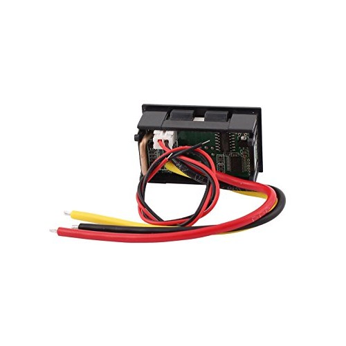 DC 0-200V 20A Blue Red LED Dual Digital Panel Voltmeter Ammeter Meter