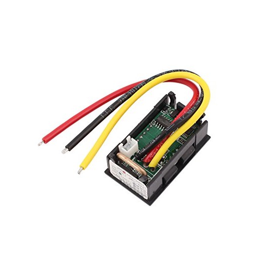 DC 0-200V 20A Blue Red LED Dual Digital Panel Voltmeter Ammeter Meter