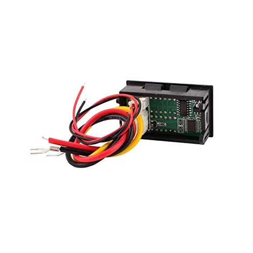 DC 0-30V 0-50A Blue Red LED Dual Digital Panel Voltmeter Ammeter M...