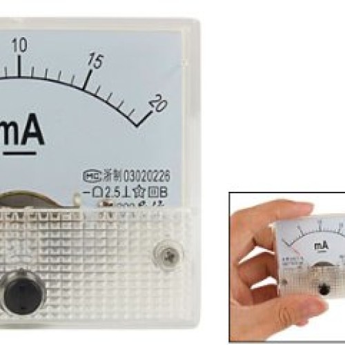 uxcell 0-20mA Analog DC Current Panel Meter Ammeter 85C1-A