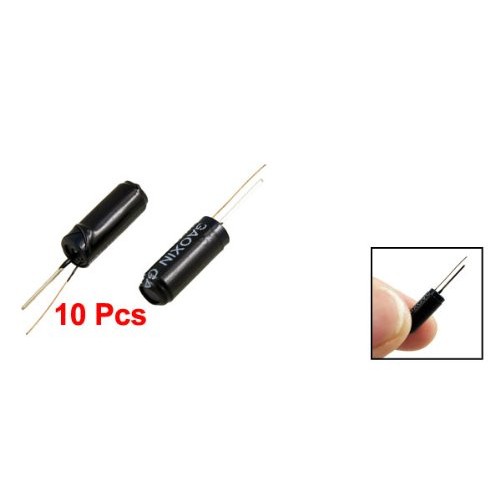 Uxcell 10 Pieces Ball Rolling Sensor Vibration Switch 0.6mm Pin Di...