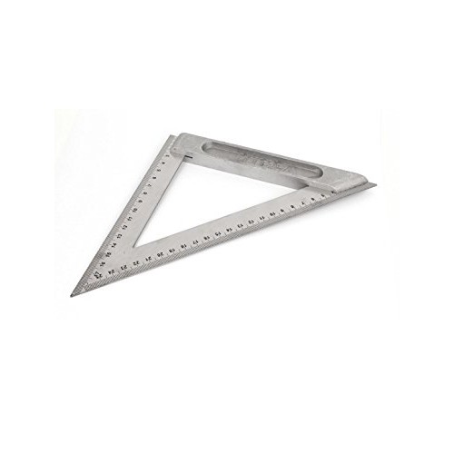 uxcell 170mm 250mm Double Side Scale Metric Triangle Ruler Square