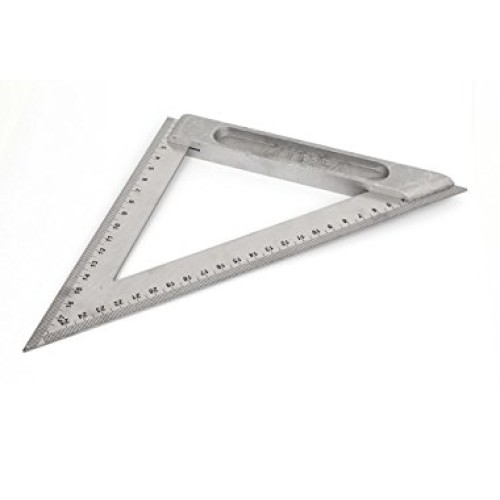 uxcell 170mm 250mm Double Side Scale Metric Triangle Ruler Square