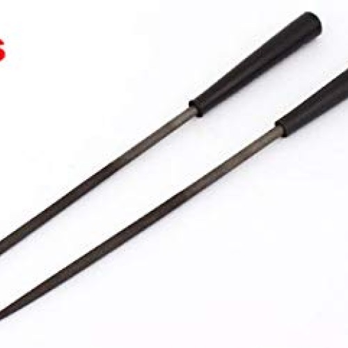 uxcell 3mm x 140mm Plastic Coated Handle Round Rasp File Hand Tool...