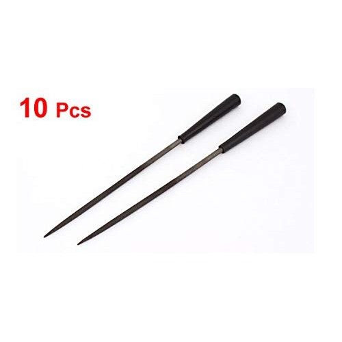 uxcell 3mm x 140mm Plastic Coated Handle Round Rasp File Hand Tool...