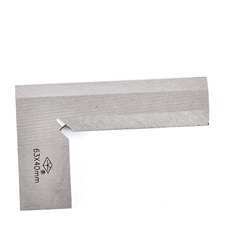 uxcell 63mm x 40mm Scale L Shaped 90 Degree Angle Metal Try Square...