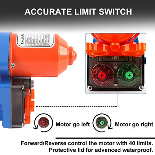 UYG 100W Greenhouse Film Roll Up Side Motor + Precise Bearing Clim...
