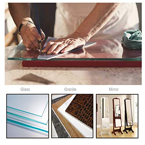 UYICOO Glass Cutter Tool Set for Mosaic/Tiles/Mirror/Stained Glass...