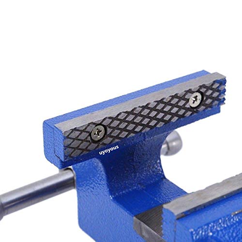 6-Inch Swivel Bench Vises,Heavy Duty Steel Workshop Bench Clamps E...