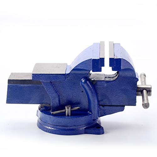 6-Inch Swivel Bench Vises,Heavy Duty Steel Workshop Bench Clamps E...
