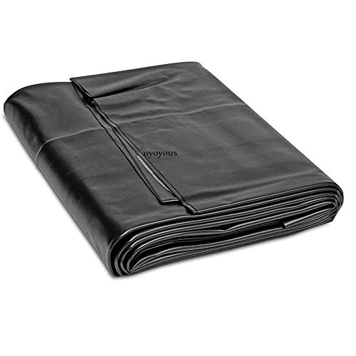uyoyous 40 Mil HDPE Rubber Pond Liner,13ft x 16.4 ft Pond Skins Li...
