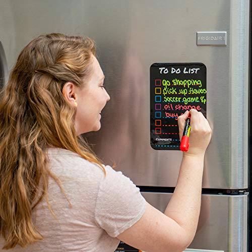 Chalk Markers by Vaci, Pack of 8 + Magnetic Chalkboard + Drawing S...
