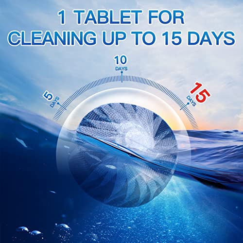 Vacplus Automatic Toilet Bowl Cleaner Tablets, Bathroom Toilet Tan...