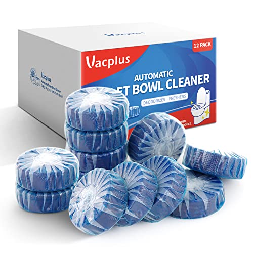 Vacplus Automatic Toilet Bowl Cleaner Tablets, Bathroom Toilet Tan...