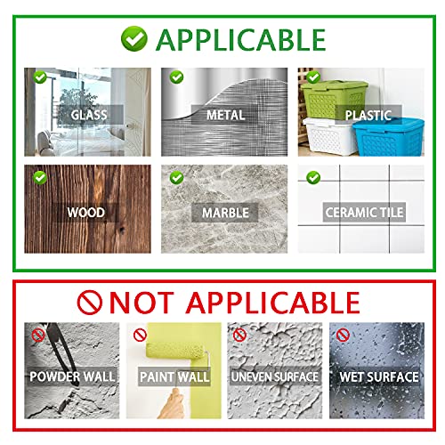 VAEHOLD Adhesive Wall Hooks, Heavy Duty Sticky Holder Waterproof A...
