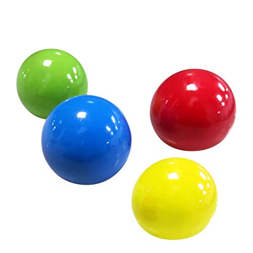 4PCS Sticky Balls,Sticky Balls for Ceiling,Stress Ball, Relief B...