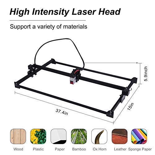 VAHIGCY Laser Engraving Machine, CNC Laser Cutter Wood and Engrave...