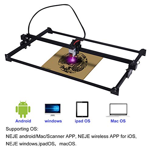 VAHIGCY Laser Engraving Machine, CNC Laser Cutter Wood and Engrave...
