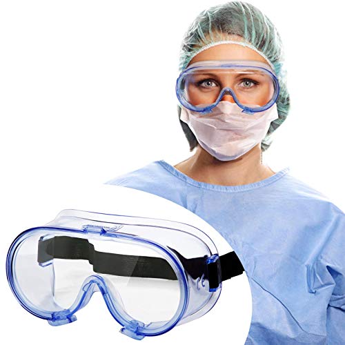 Safety Goggles FDA Registered, Z87.1 Safety Glasses Eye Protection...