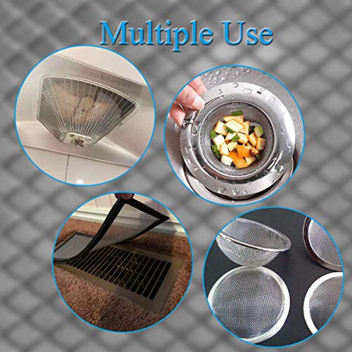 4PACK Stainless Steel Woven Wire Mesh Never Rust, Air Vent Mesh 11...