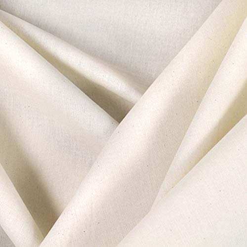 Muslin Fabric/Textile Unbleached - Draping Fabric - Natural 15 Yar...
