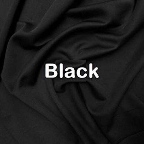 Techno Scuba Knit Polyester Spandex Stretch Fabric by The Yard Bl...