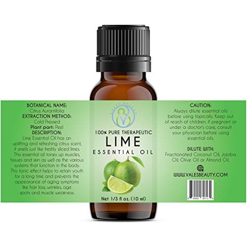 Lime Essential Oil 10 ml 100% Pure & Natural Therapeutic Grade Und...