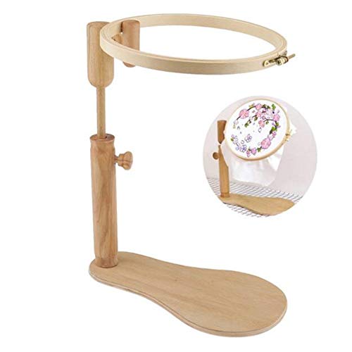 22cm Cross Stitch Frame Stand, Adjustable Wooden Frame Embroidery ...