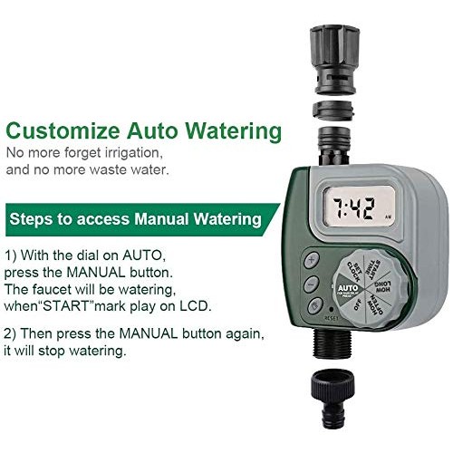 VAlinks Automatic Drip Irrigation System with Digital Timer, Self ...