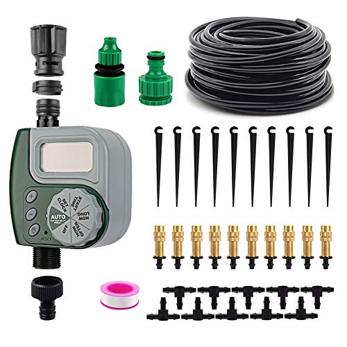 VAlinks Automatic Drip Irrigation System with Digital Timer, Self ...