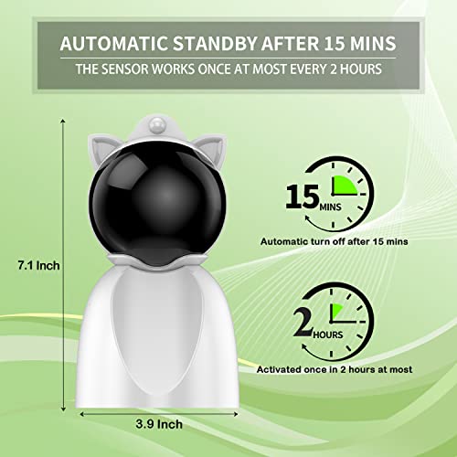 Valonii Rechargeable Motion Activated Cat Laser Toy Automatic,Inte...