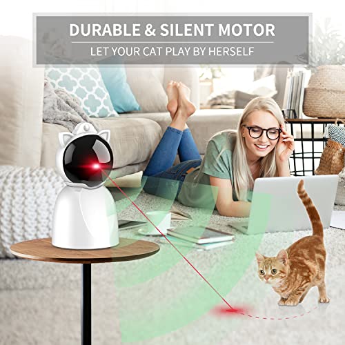Valonii Rechargeable Motion Activated Cat Laser Toy Automatic,Inte...