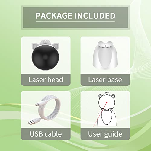 Valonii Rechargeable Motion Activated Cat Laser Toy Automatic,Inte...