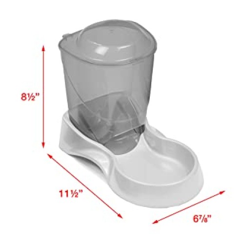 Van Ness Pets Small Gravity Auto Feeder for Cats/Dogs, 3 Pound Cap...