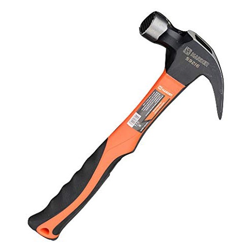 HARDEN 20 oz. Claw Hammer with Fiberglass Handle and Magnetic Nail...