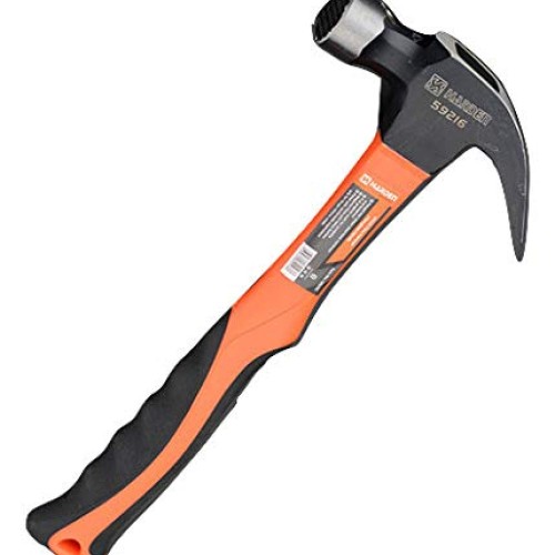 HARDEN 20 oz. Claw Hammer with Fiberglass Handle and Magnetic Nail...