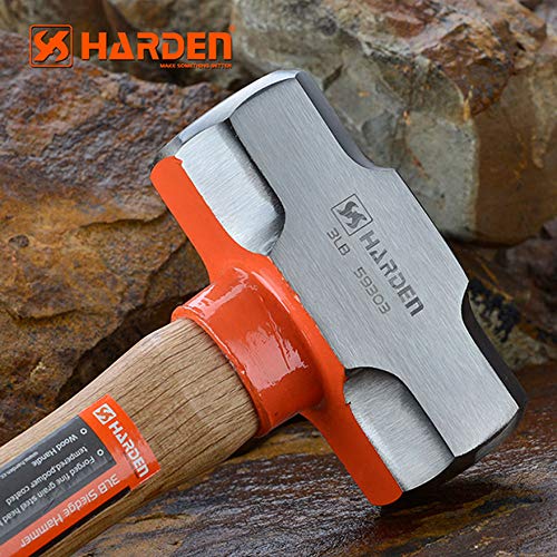 HARDEN 3-Pound Sledge Hammer with Wooden Handle