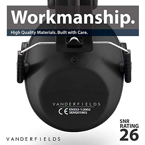 Vanderfields Hearing Protection for Shooting – Compact Foldable Po...