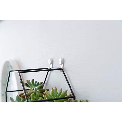VanEnjoy 7 White Ceramic Wall Planters Vase and Copper,Drainage H...