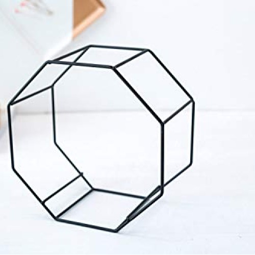 VanEnjoy 7 White Ceramic Wall Planters Vase and Copper,Drainage H...