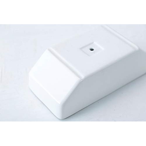 VanEnjoy 7 White Ceramic Wall Planters Vase and Copper,Drainage H...