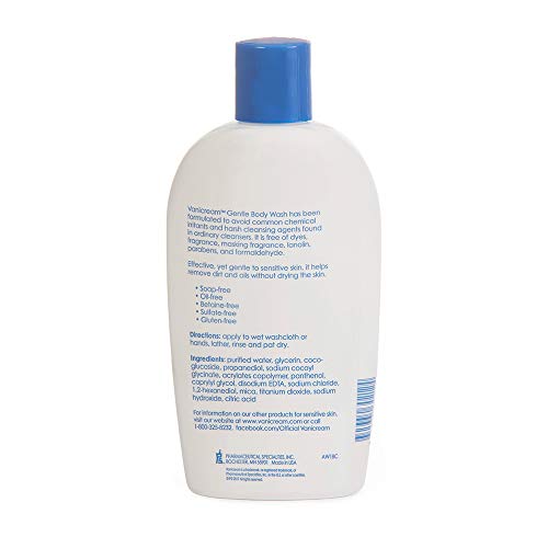 Vanicream Gentle Body Wash | Fragrance, Gluten and Sulfate Free | ...