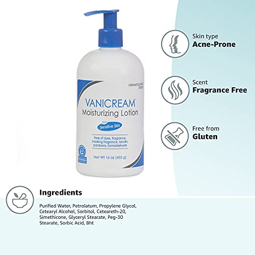 Vanicream Moisturizing Lotion with Pump | Fragrance and Gluten Fre...