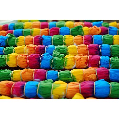 Tie Dye Kit for Kids and Adults. 26 Colors for DIY Fabric Dye Proj...