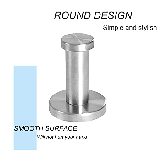 Vanloory Bathroom Towel Hooks, 6 Pack Round Coat Hooks, Sturdy Wal...