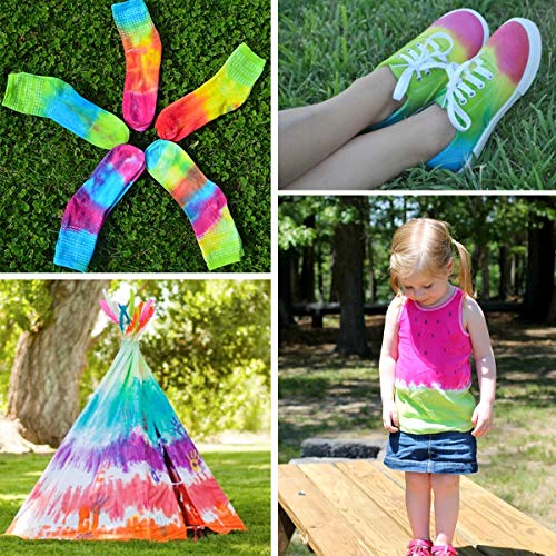Vanstek Tie Dye DIY Kit, 20 Colors Tie Fabric Dye for Women, Kids,...
